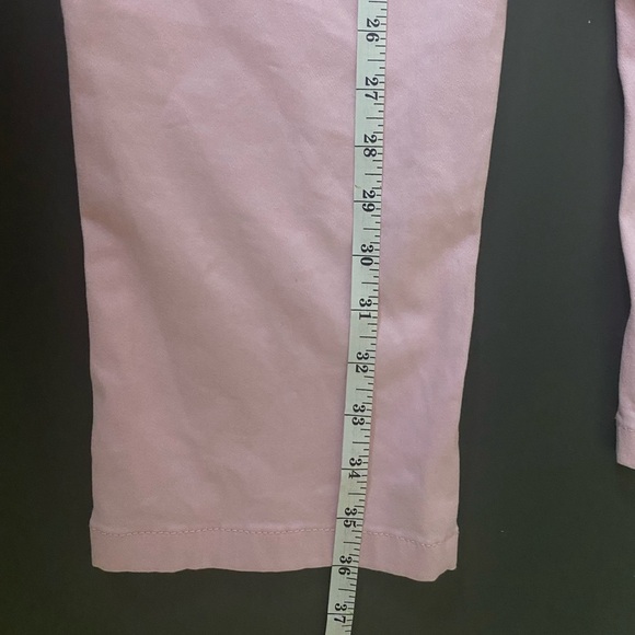 Levi’s Women’s Pants Size 10 Pink Ankle Cropped Tapered Stretch Mid Rise Cotton - Picture 6 of 12